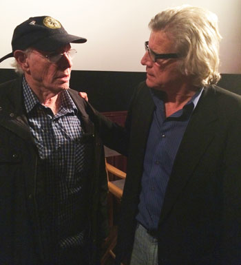 Bruce Dern and Ernest Thompson at a screening of NEBRASKA